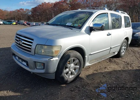 2004 Infiniti Qx56 from USA, damaged, VIN 5N3AA08C54N811711